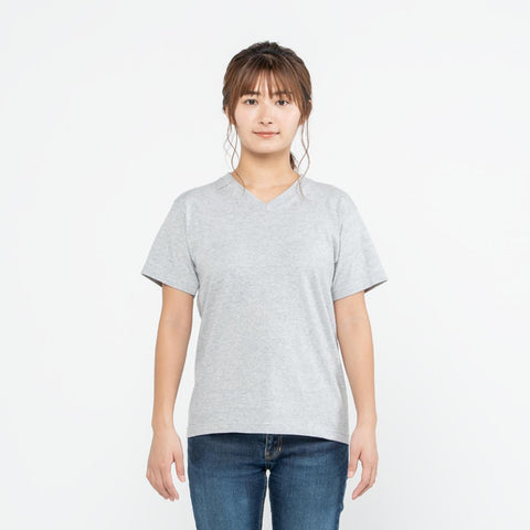 5.6オンス ヘビーウェイトVネックTシャツ 00108-VCT 着用