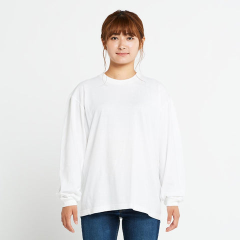 5.6オンス ヘビーウェイトビッグLS-Tシャツ 00114-BCL 着用