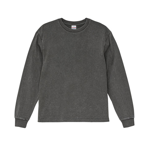 6.2オンス オープンエンド フェードウォッシュ ロングスリーブ Tシャツ（2.1インチリブ） | 4231-01