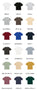 4.7オンス レギュラー フィット Tシャツ｜5300-01