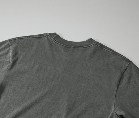 6.2オンス オープンエンド フェードウォッシュ ロングスリーブ Tシャツ（2.1インチリブ） | 4231-01