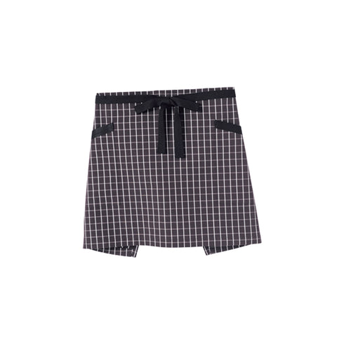チェック柄ショートエプロン | FK7125