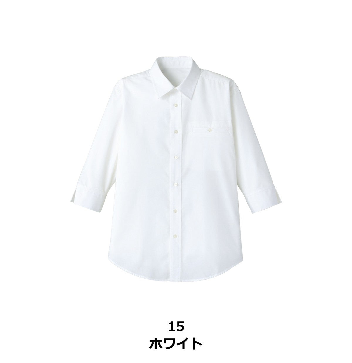 マイクロチェック七分袖シャツ | FB561U