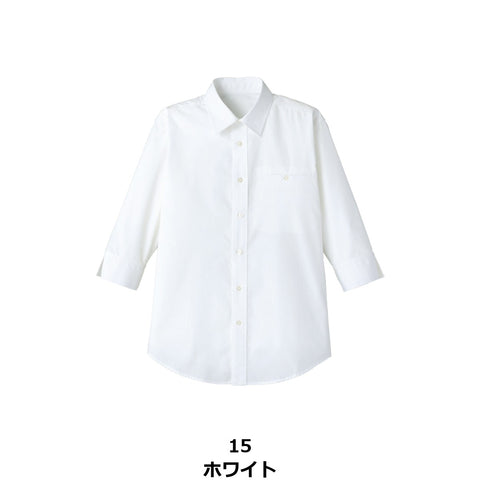 マイクロチェック七分袖シャツ | FB561U