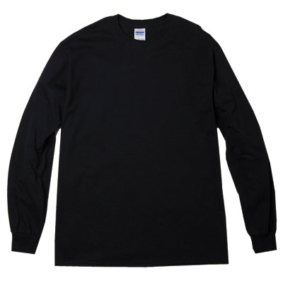 6.0オンス ウルトラコットン ロングスリーブTシャツ | GL2400 | ブラック