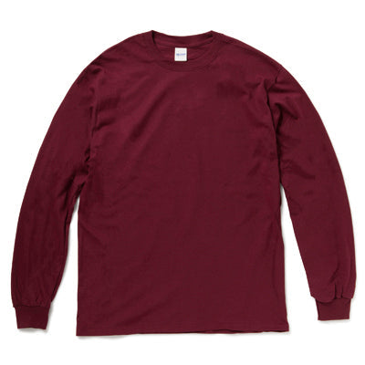 6.0オンス ウルトラコットン ロングスリーブTシャツ | GL2400 | マルーン