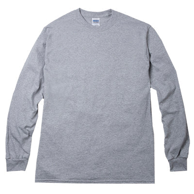 6.0オンス ウルトラコットン ロングスリーブTシャツ | GL2400 | スポーツグレー