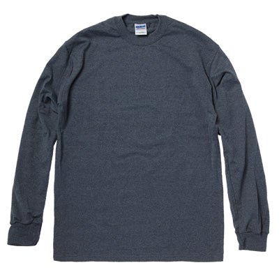 6.0オンス ウルトラコットン ロングスリーブTシャツ | GL2400 | ダークヘザー