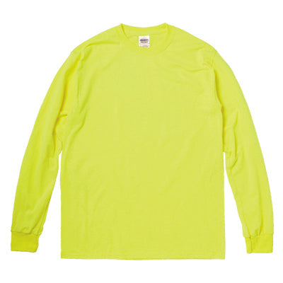 6.0オンス ウルトラコットン ロングスリーブTシャツ | GL2400 | セーフティグリーン