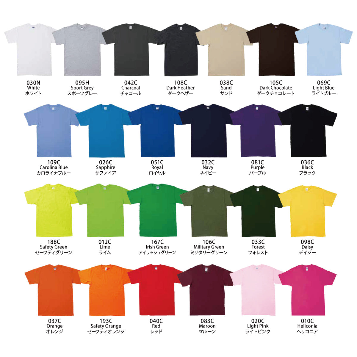 5.3オンス プレミアムコットン Tシャツ | GL76000