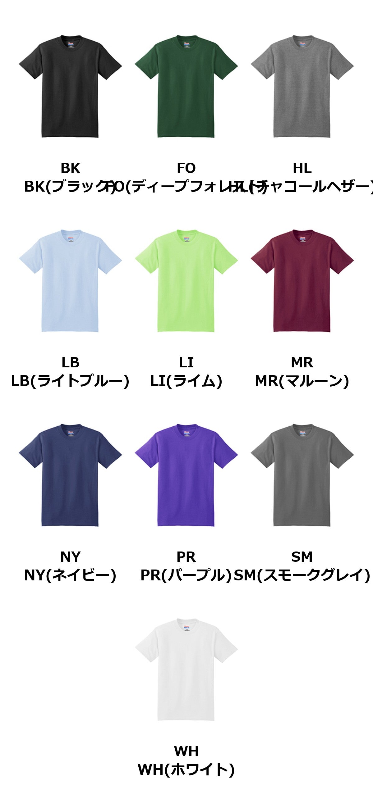 6.1oz ビーフィーTシャツ | HANE-T5180