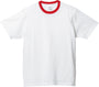 5.6オンス ヘビーウェイトTシャツ | 00085-CVT | ホワイト/レッド