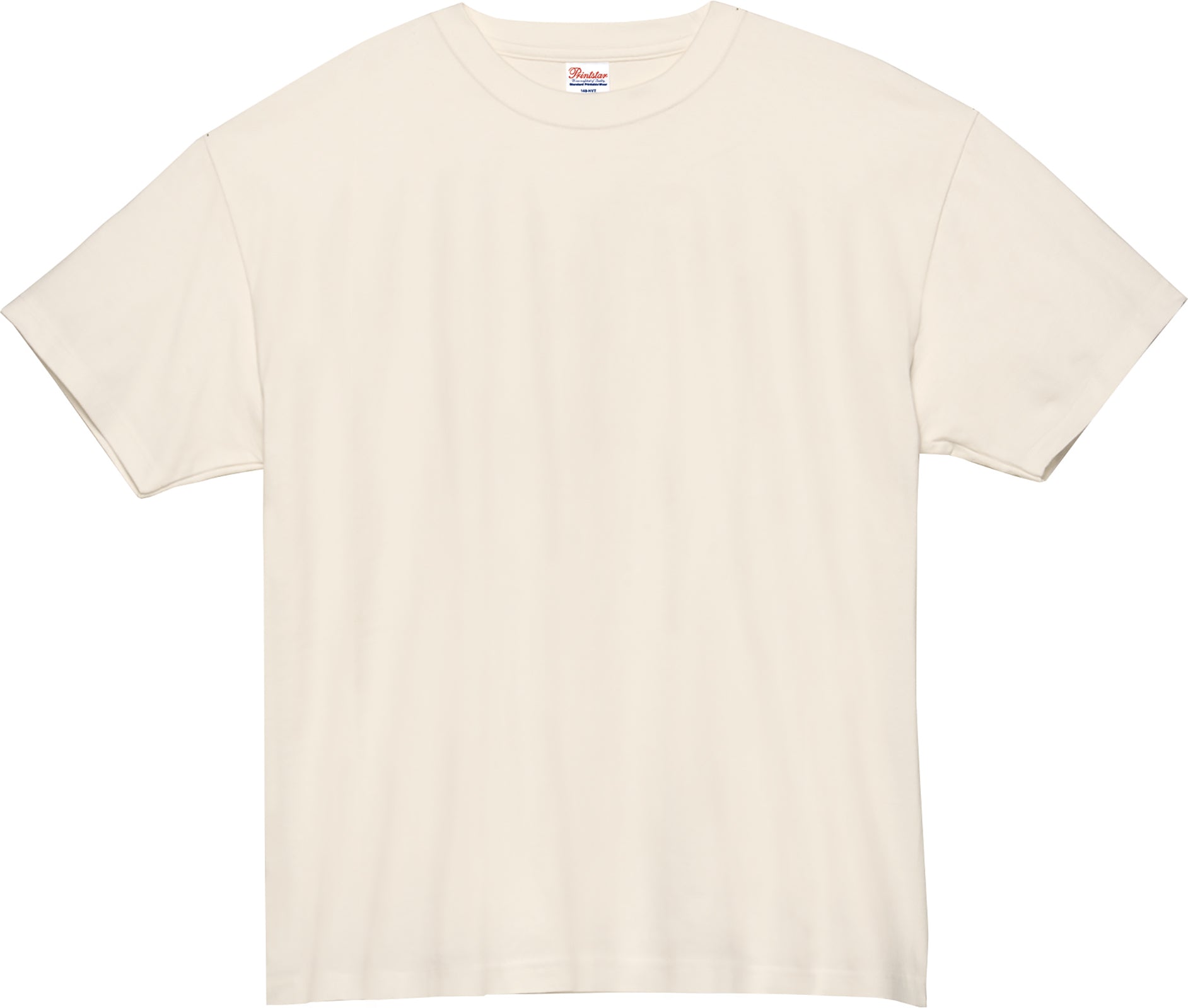 7.4オンス スーパーヘビーTシャツ | 00148-HVT | ライトベージュ– MUJIYA