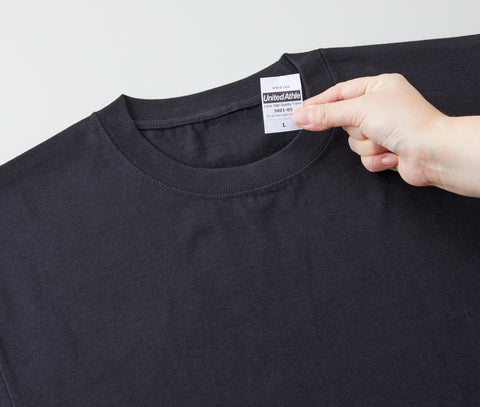 5.6オンス ハイクオリティー Tシャツ（ティア アウェイ タグ） | 5001-05